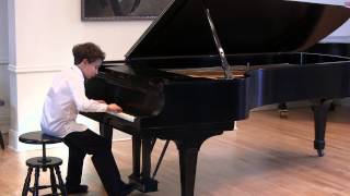 Theodor Leschetizky  Toccata Op46 No5  Adam Jackson Age 11 [upl. by Etna]