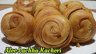 Aloo Lachha Kachori Recipe Snacks recipe [upl. by Quackenbush]