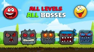 RED BALL 4  ALL LEVELS ALL VOLUMES ALL BOSSES quotSUPERSPEED GAMEPLAYquot [upl. by Ilat907]