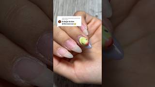 Protez tırnak çıkartma 🐤✨ proteztırnakçıkartma nailart [upl. by Pike]