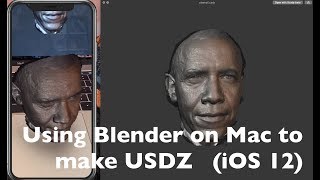 BSLIVE 0000  Intro to USDZ Augmented Reality with Blender on Mac [upl. by Yar]