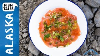 WILD Alaskan SALMON Carpaccio  Bart van Olphen [upl. by Odelinda400]