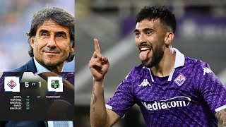 CARNEVALI BUONA Serie B🤡Fiorentina Sassuolo 51 [upl. by Airbas]