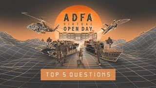 ADFA Open Day 2020 QampA Top 5 Questions [upl. by Aneev]