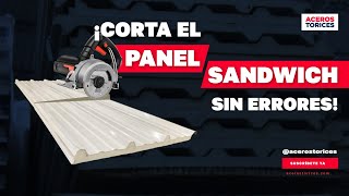 Así se debe cortar el Panel Sándwich ¡hazlo sin errores [upl. by Refotsirc]