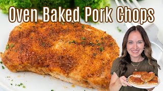 Best Oven Baked Pork Chops Recipe [upl. by Brynne595]