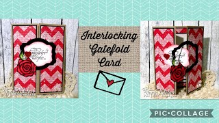 Interlocking Gatefold Card Tutorial [upl. by Airdnazxela]