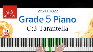 ABRSM 20212022 Grade 5 C3 Tarantella  Sergey Prokofiev Piano exam piece [upl. by Christiana]