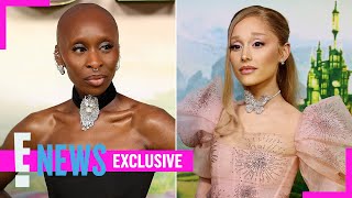 Ariana Grande amp Cynthia Erivo EXPLAIN Why They Chose to Sing Live in ‘Wicked’ Exclusive  E News [upl. by Zetes438]