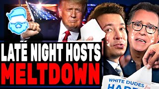 Late Night NUCLEAR MELTDOWN Over Trump Win Kimmel CRIES Colbert RAGES amp Its All HILARIOUS [upl. by Strepphon410]