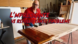 verniciare con Impregnante per legno [upl. by Danny]