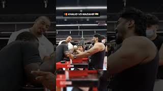 Devon vs Mazahir saidu ⚡ intense practice match shorts armwrestling [upl. by Rakso]