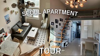 my 680 Korean Apartment Tour  living alone in Seoul 🏠 [upl. by Etnwahs234]