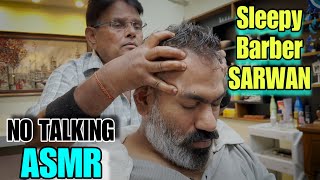 Asmr Intense head massage by Sleep Indian barber Sarwan No talking Asmr for quick Relaxation [upl. by Darlene]