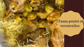 Recette africaine  Yassa au poulet et vermicelles [upl. by Ienttirb]