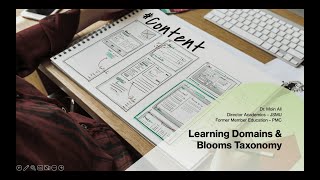 Lec 03  Learning Domains amp Blooms Taxonomy [upl. by Bryner620]