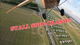 Airplane near death experience Stall spin crash [upl. by Lennard]