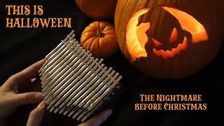 This is Halloween  The Nightmare Before Christmas chromatic kalimba cover with tabs [upl. by Arbas]