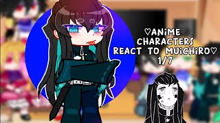 Anime characters react to muichirofull video ☆Spoilers☆16 [upl. by Uranie]