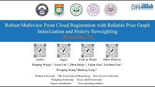 Robust Multiview PC Registration with Pose Graph Initialization amp History Reweighting CVPR 2023 [upl. by Sefton]