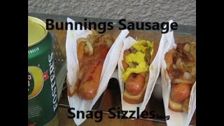 How To Cook an Aussie Bunnings Sausage Sizzle Snag [upl. by Erapsag540]