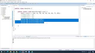 Java Programming 1  Chapter 8 Exercises 1 2 amp 6  Spring 2021 [upl. by Idaf641]