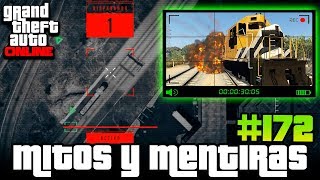 GTA V  Mitos y Mentiras 172  El cañón orbital puede destruir el TREN [upl. by Newnorb]