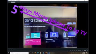 🇦🇺 How To mirror iphone To LgTV Without Apple TV [upl. by Nylaj]