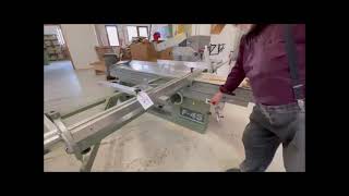 ALTENDORF F45 Sliding Table Saw [upl. by Eastman]