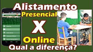 Alistamento militar online ou presencial qual a diferença [upl. by Risley]