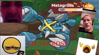 MEGA METAGROSS  Pokémon Brick Bronze PVP 2022 [upl. by Drofyar868]