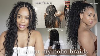 THE BEST small Knotless BOHO BRAIDS  Purchase GOOD HUMAN Hair amp Maintenance  GODDESS BRAIDS [upl. by Nate]