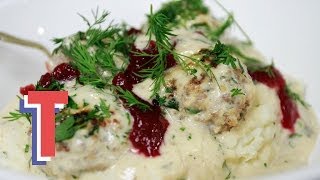 Swedish Meatballs With Sour Cream Sauce Feed My Friends [upl. by Filomena]