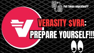 VERASITY VRA  TIME IS RUNNING OUT  PoV Token migration  VeraViews updates🔥🟥 verasity vra [upl. by Ybhsa340]