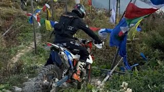 Bike Riding from Dongkola Mountain Bhutan [upl. by Eehsar]