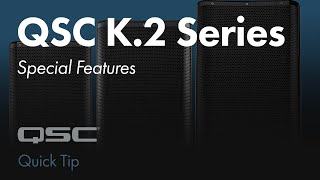 QSC K2 Series Useful Features Quick Tip [upl. by Noelopan]