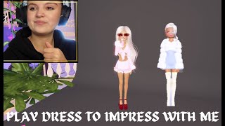 Play ROBLOX Dress To Impress for the FIRST Time With Me [upl. by Giwdul]