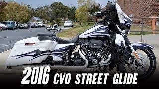 SOLD 2016 HarleyDavidson® FLHXSE  CVO™ Street Glide® White Amethyst amp Black Licorice Flames [upl. by Ard]