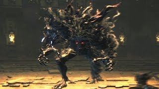 Bloodborne Abhorrent Beast Boss Fight 1080p [upl. by Rochkind]