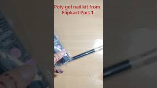 Polygel nail extension at homenails nailart naildecoration nailsartflipkart [upl. by Felipe]