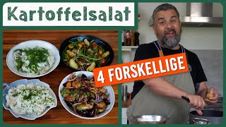 4 kartoffelsalater  Den klassiske Den sommerlige Den italienske og den nostalgiske [upl. by Ayanej]