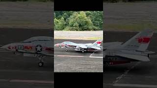 Takeoff  Skymaster F14 Tomcat wTwin KingTech K140G4 rcturbine warbird rcjet rcjet kingtech [upl. by Naiviv604]