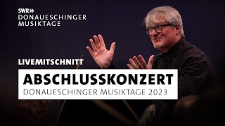 Donaueschinger Musiktage Abschlusskonzert SWR Symphonieorchester amp SWR Experimentalstudio [upl. by Shellans]