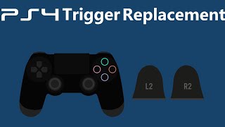 PS4 Controller DualShock 4 L2 and R2 Trigger Replacement [upl. by Erlina]