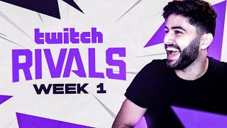 TWITCH RIVALS GROUP A WEEK 1 Team Yassuo vs Team gamergirl [upl. by Marsh]