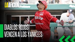 Robinson Canó brilló en su debut con los Diablos Rojos del México ante los New York Yankees [upl. by Zimmermann]