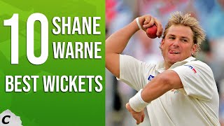 Shane Warnes Top 10 Wickets Of His Career [upl. by Malarkey109]