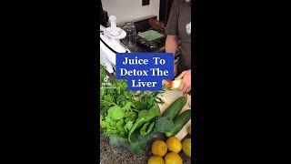 Green Juice Recipe for Liver Detox Cold Pressed Juice [upl. by Bria575]