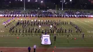 Central Islip High School Marching Band performing at the 2014 Newsday Marching Band Festival [upl. by Sabrina]