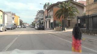 San Benedetto del Tronto Porto dAscoli SS16 Italy Italien 8102015 [upl. by Htnnek]